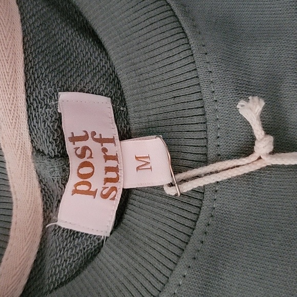 Post Surf Collective, Oversized Monstera Sweatshirt, Isla Color, Size M, NEW! - Picture 5 of 9